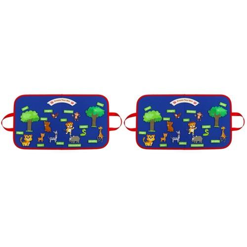 Blue kids felt board - blue,